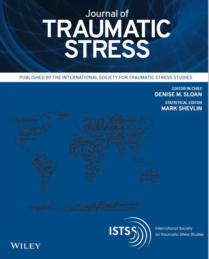 Click on image to read article in Journal of Traumatic Stress