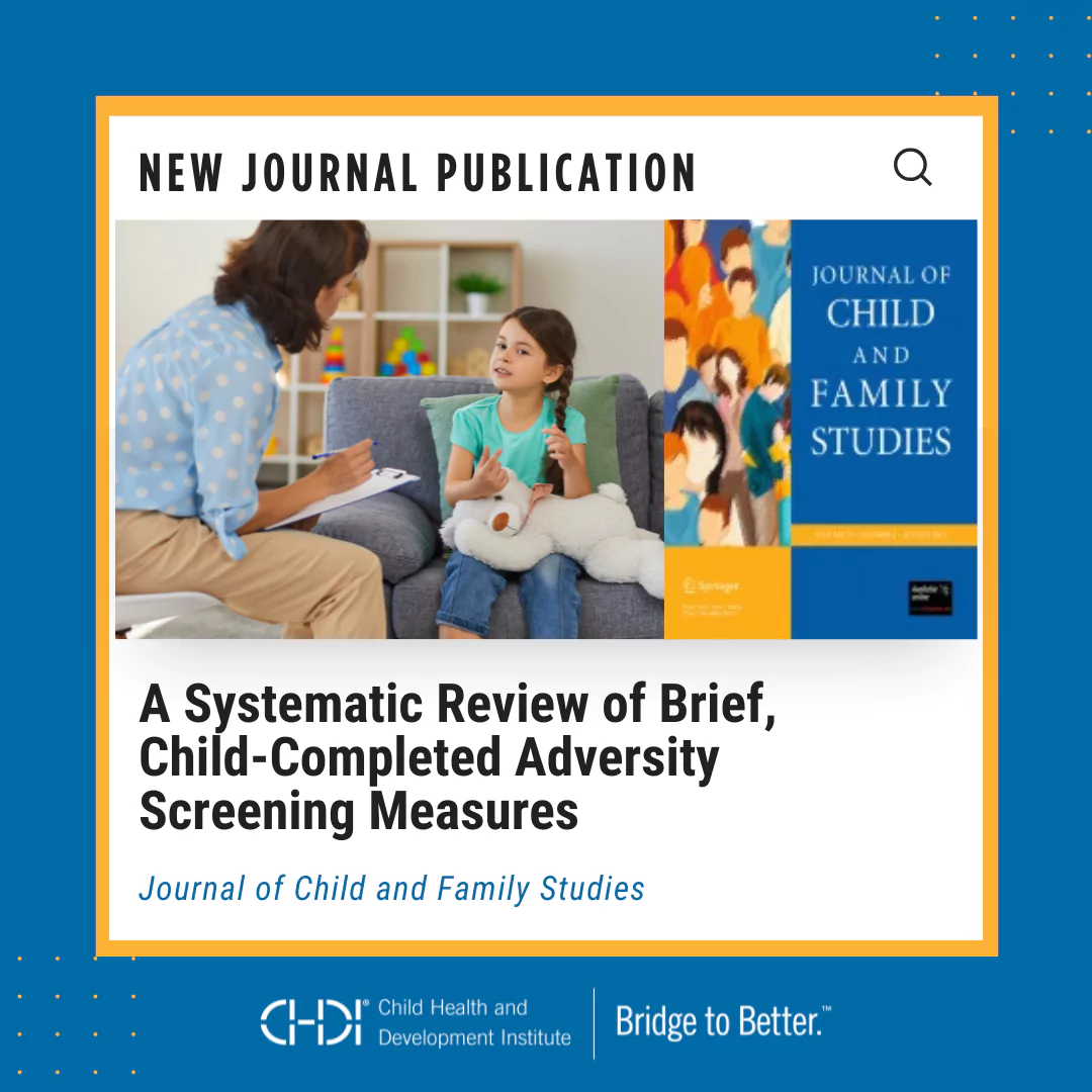 Click on image to read article in Journal of Child and Family Studies