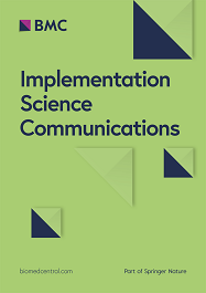 Click on image to read article in Implementation Science Communications