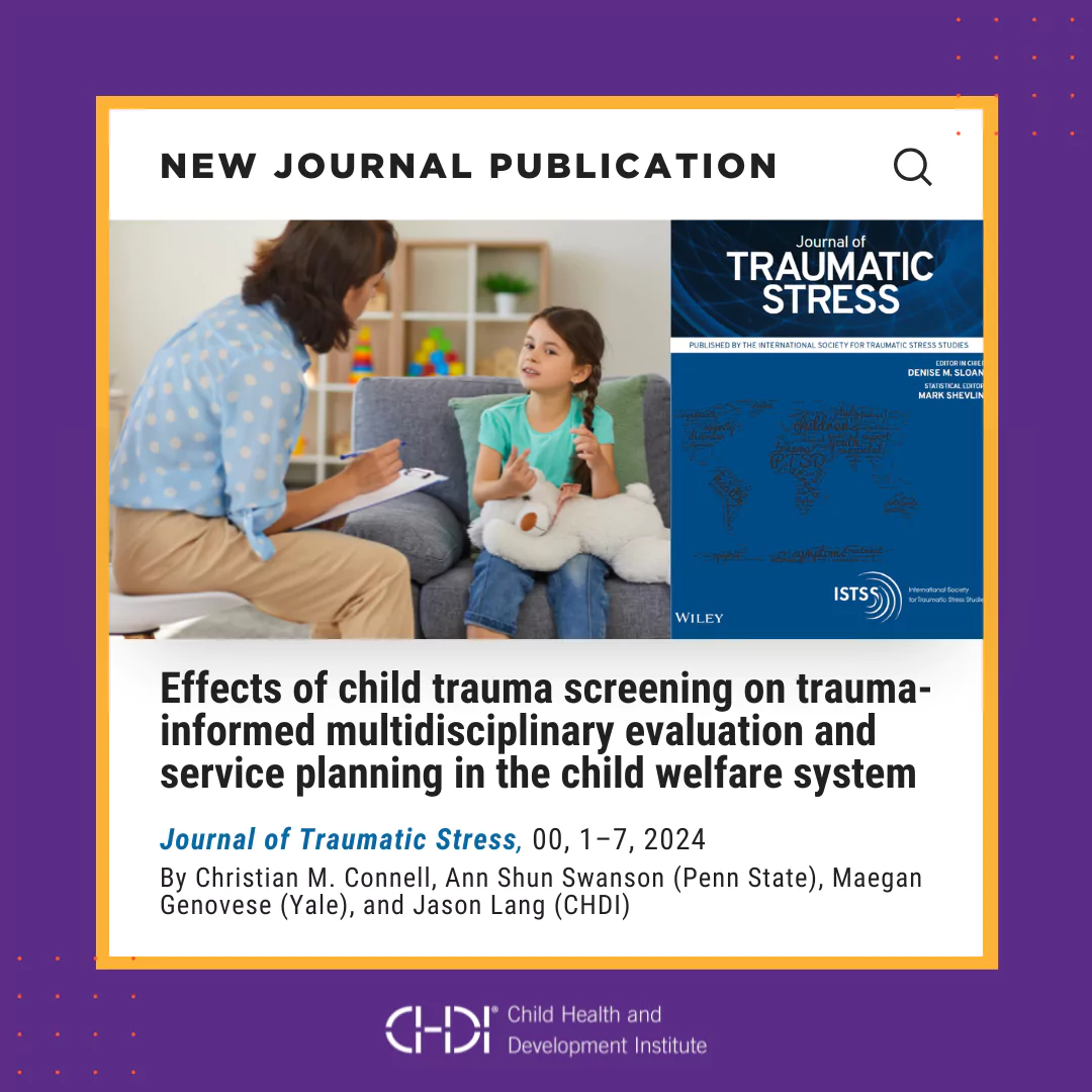 Click on image to read article in Journal of Traumatic Stress